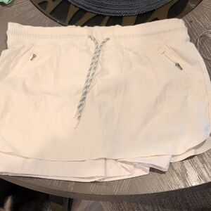 Athleta White Skorts Lightweight Versatile Design